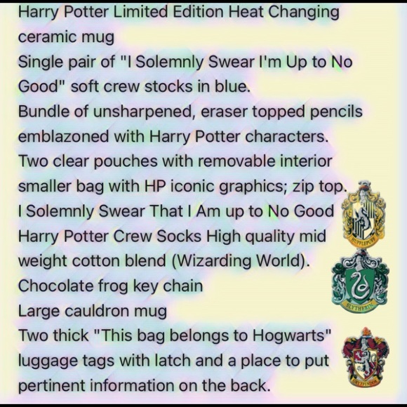 Huge New Harry Potter 20+ Gift Lot Warner Bros Paladone Noble Wizarding World - Picture 13 of 13